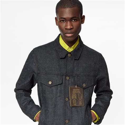 louis vuitton denim jacket mens|DNA DENIM JACKET .